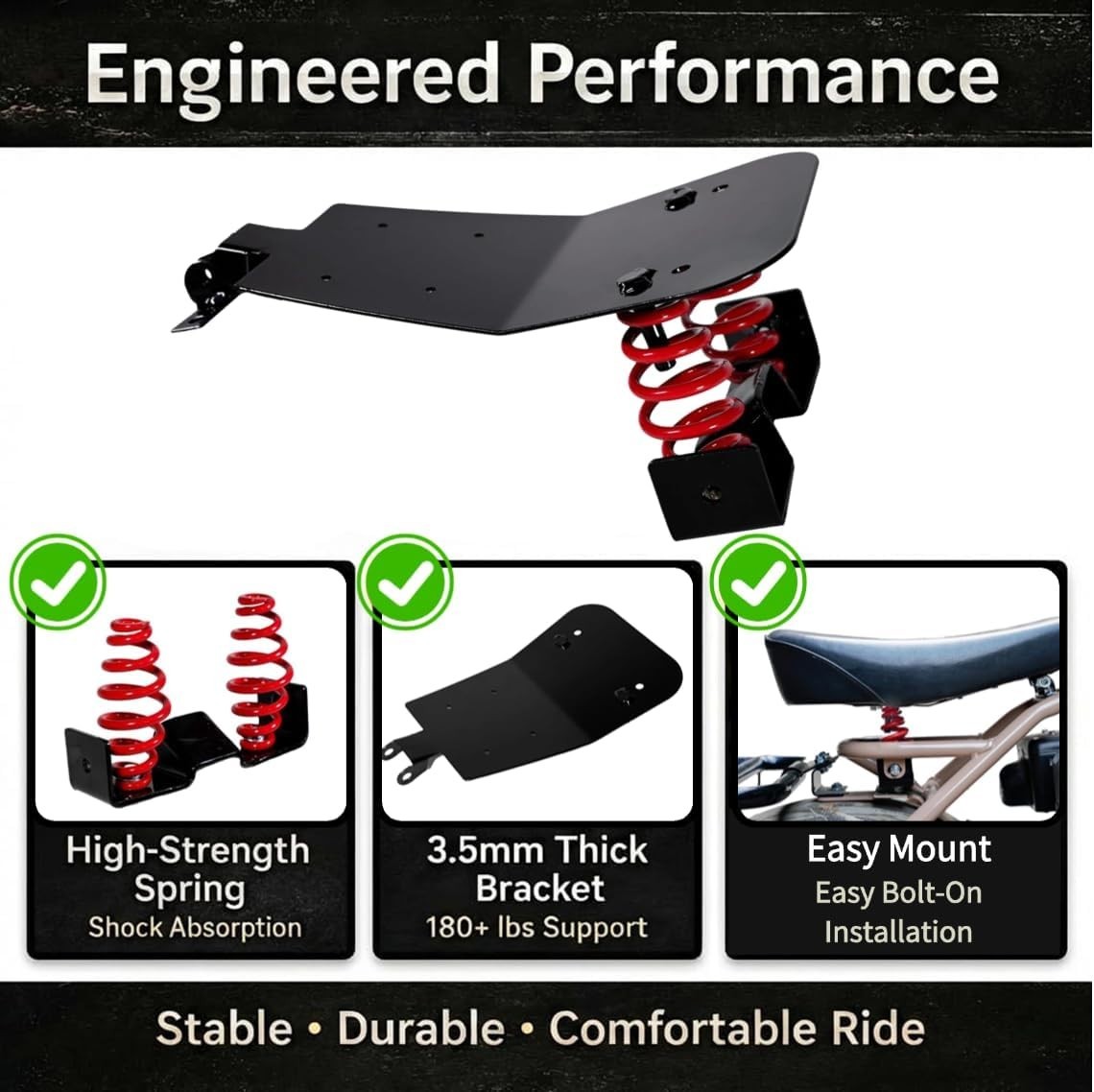 Enhance Ride Quality with Seat Spring