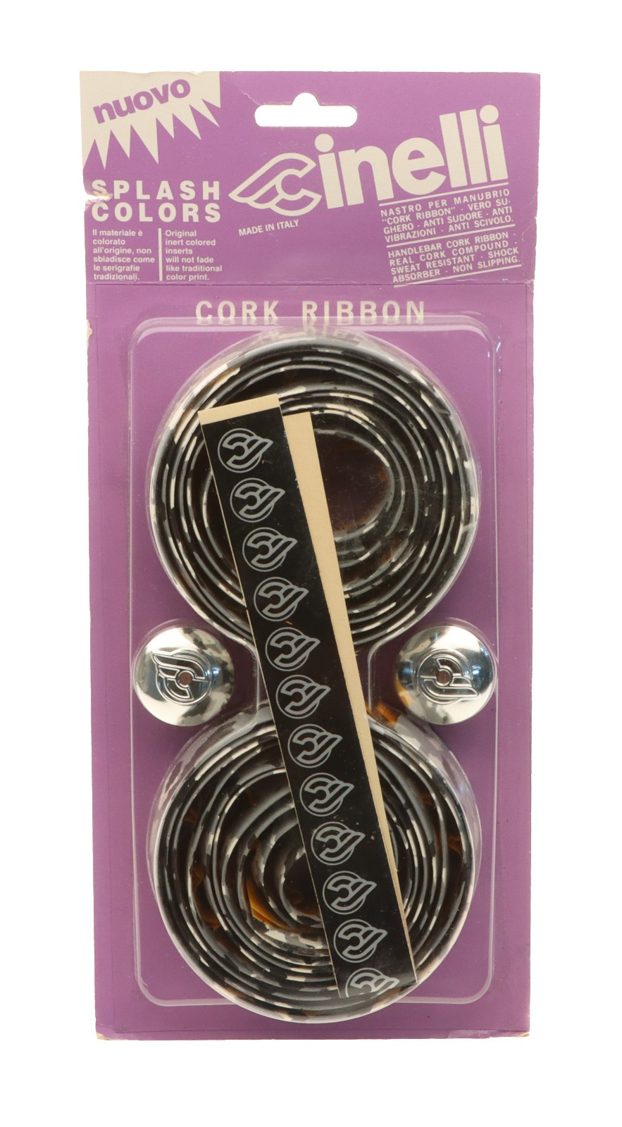 Cinelli Cork Ribbon Handlebar Tape Road Bike Splash Colors Gray/Urban NEW NOS
