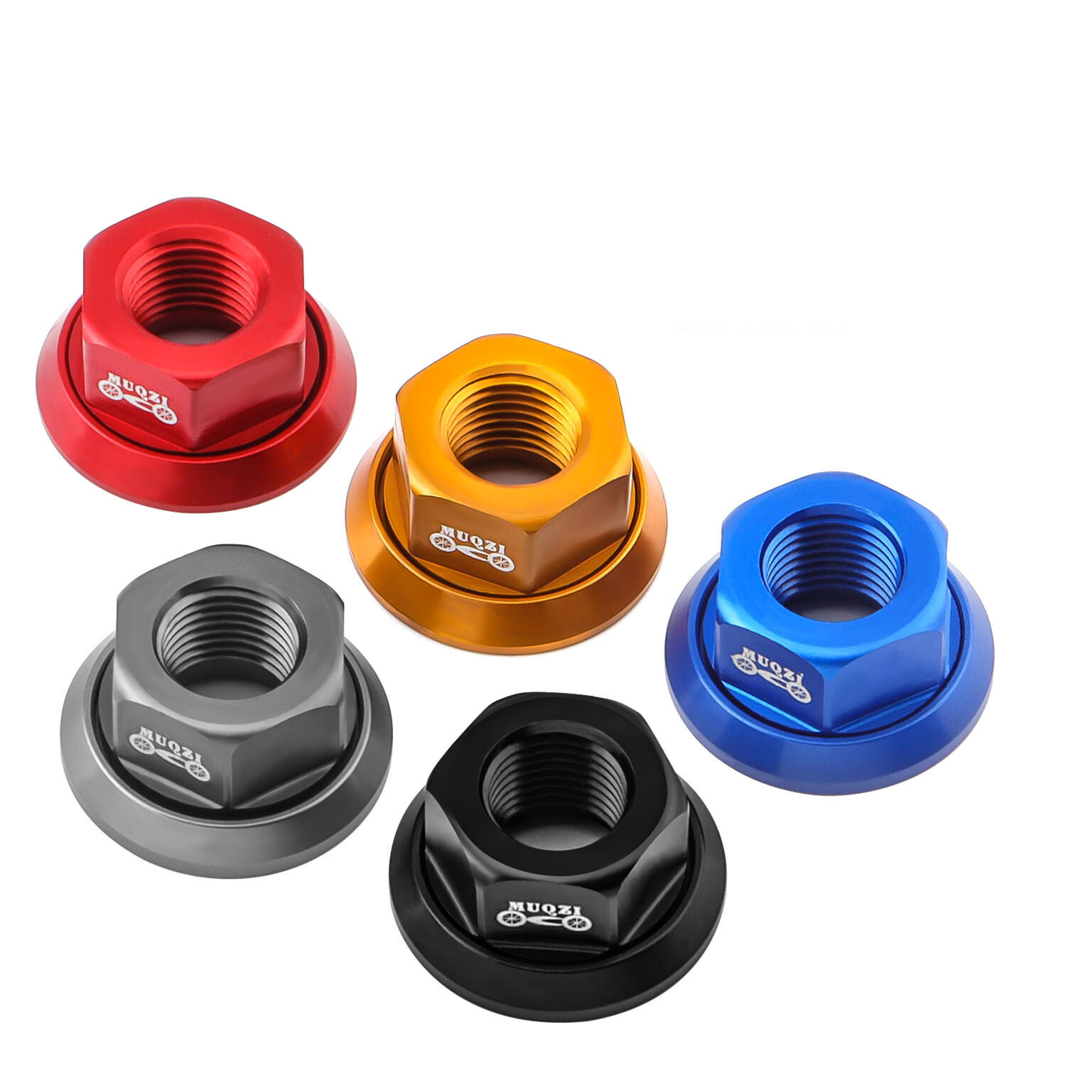 M10 Hub Axle Nut 3/8 Bicycle Wheel Axle Screw 7075 Aluminum Alloy Hub Bolts