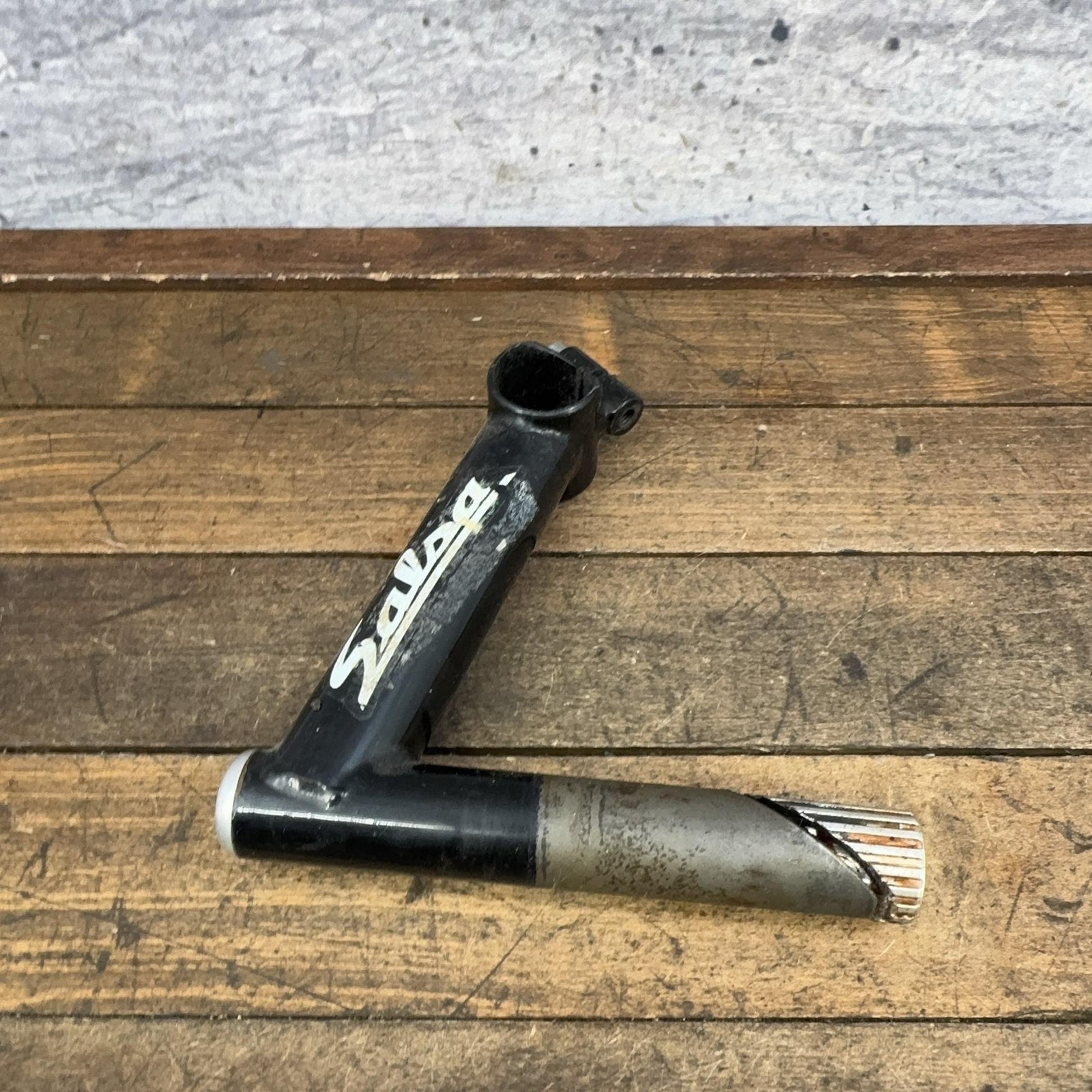 Vintage Salsa Quill Stem 25.4 Clamp Black Steel 130 mm Drop 22.2 1″