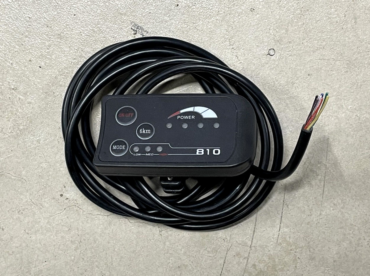 New Ebike Display 810 Button Control Touch Pad Electric 7 Wire