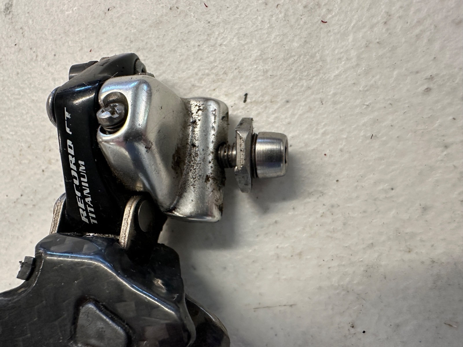 Campagnolo Record CT Titanium Carbon Braze-on Front Derailleur