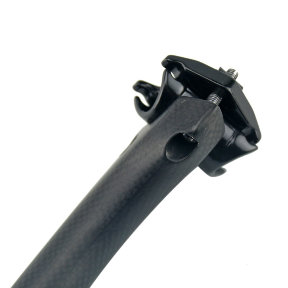 Carbon Bike Seat Post Offset 25mm Bicycle Saddle Seat MTB Seatpost USA Stock