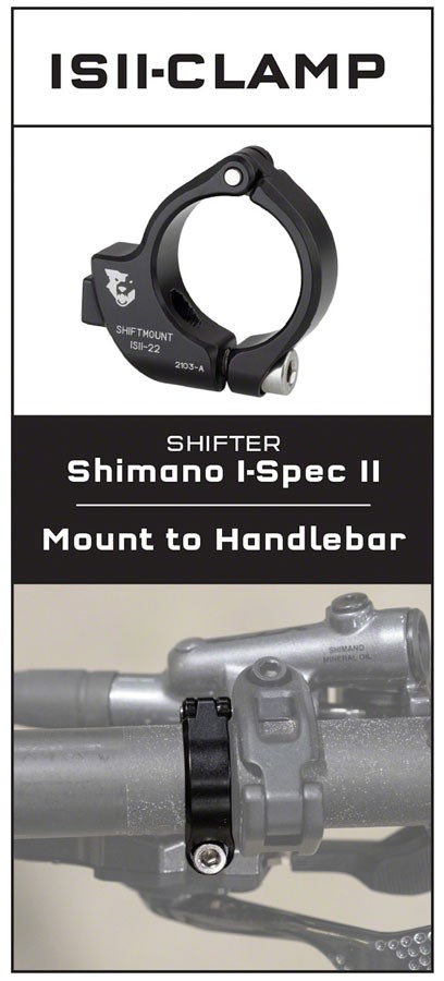 ShiftMount – Wolf Tooth ShiftMount Clamp for I-spec II Shifters – 22.2mm –