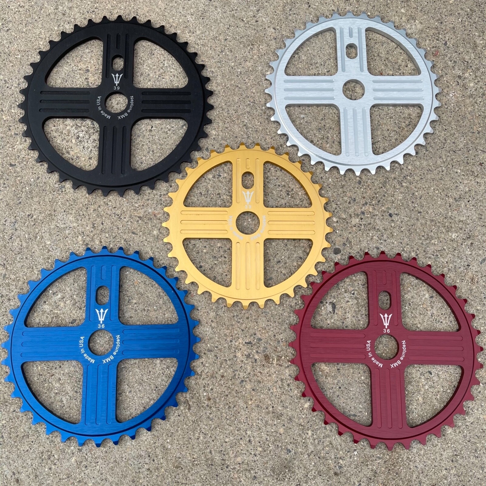 Neptune Helm Alloy Sprocket Chainwheel USA Made BMX Bike Sprockets Se Gt Redline