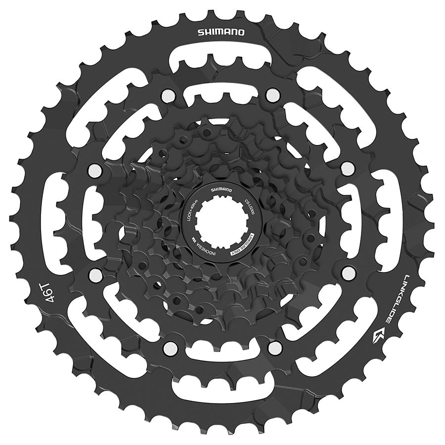 New Shimano CS-LG300-9 Cassette Speed: 9 11-46T ECSLG3009146