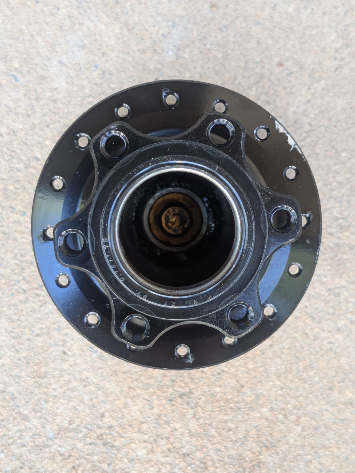 Woodman Lefty Hub 75 mm Wide 32 Hole MTB Mountain Bike Disk Nice