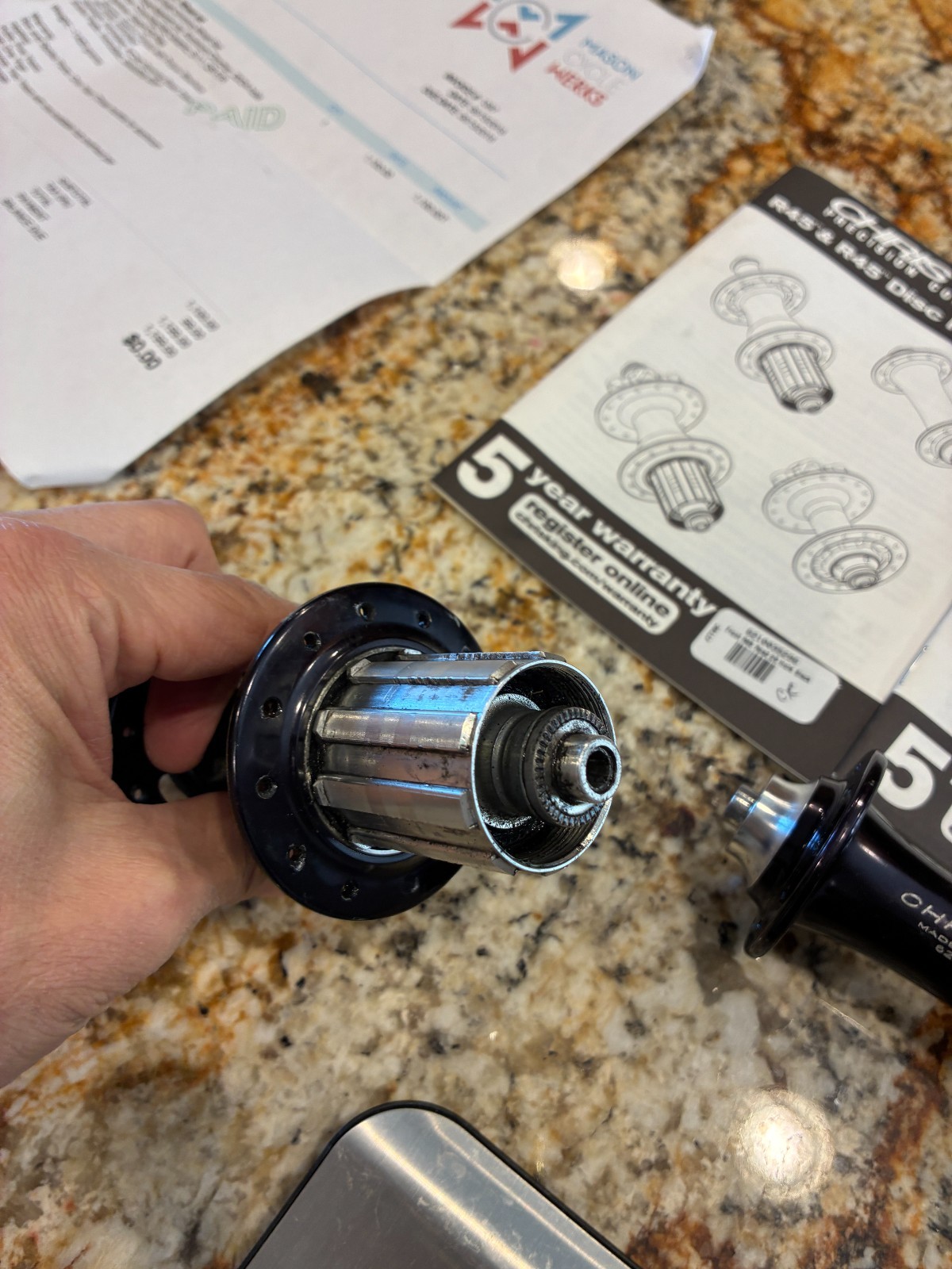 Chris King R45 Ceramic Rim Brake Hub Set – 20H / 24H – Shimano 11-Speed Black