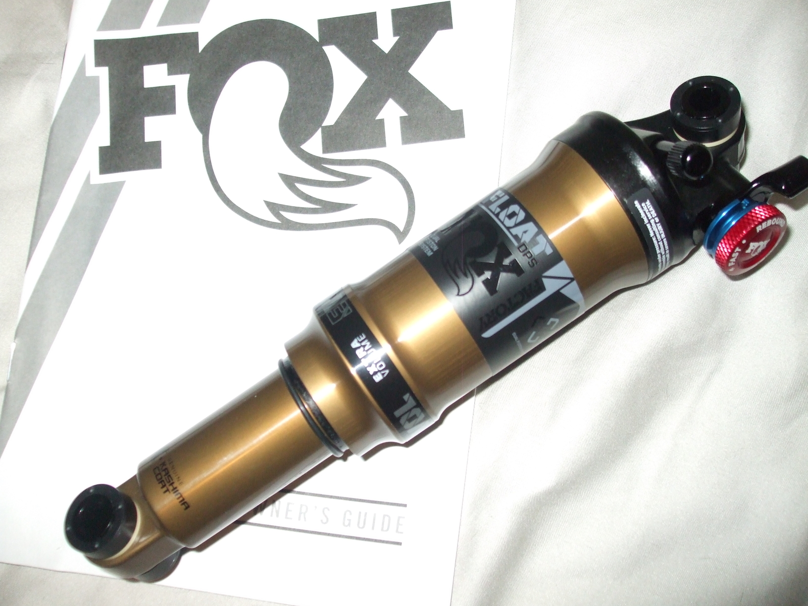 2022 Fox Float Factory DPS Shock, EVOL SV, 190×40, Kashima, Remote Up