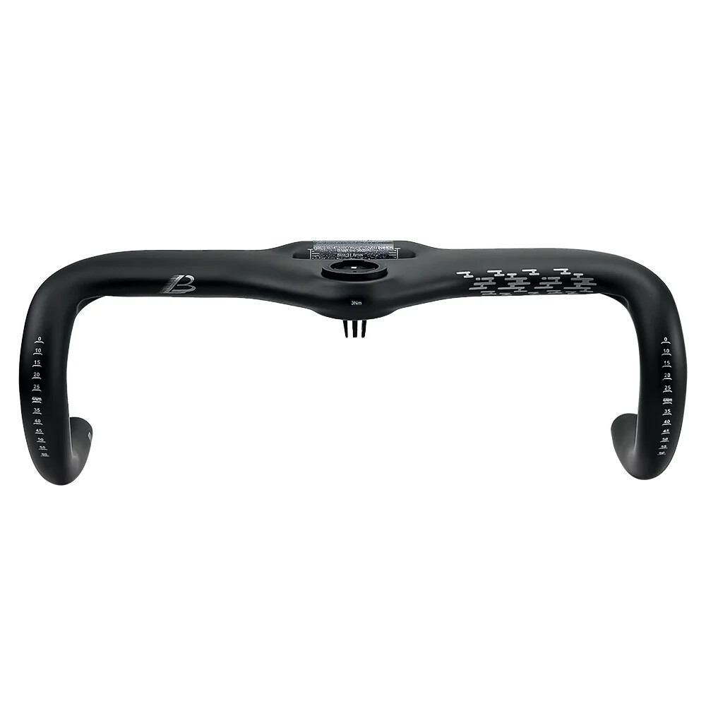 Carbon Track Bike Handlebar Full Internal Cable Routing Road Bicycle Handlebars