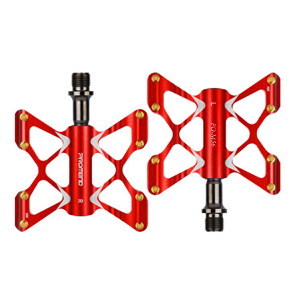 Promend MTB Road Bike Ultralight Aluminum Pedals Bicycle Flat Pedal 3 Bearings