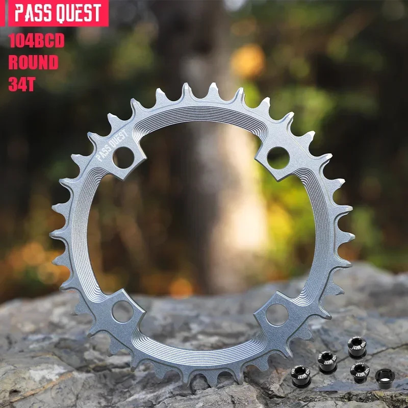 104BCD Mountain Bike Road Bike Narrow Wide Round Chainring 32-48T Chainwheel
