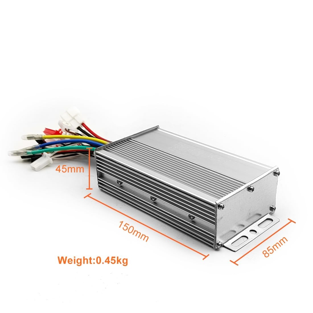 500W Brushless Hub Motor Controller 24V/36V/48V for Electric Scooter, Bike, Cart