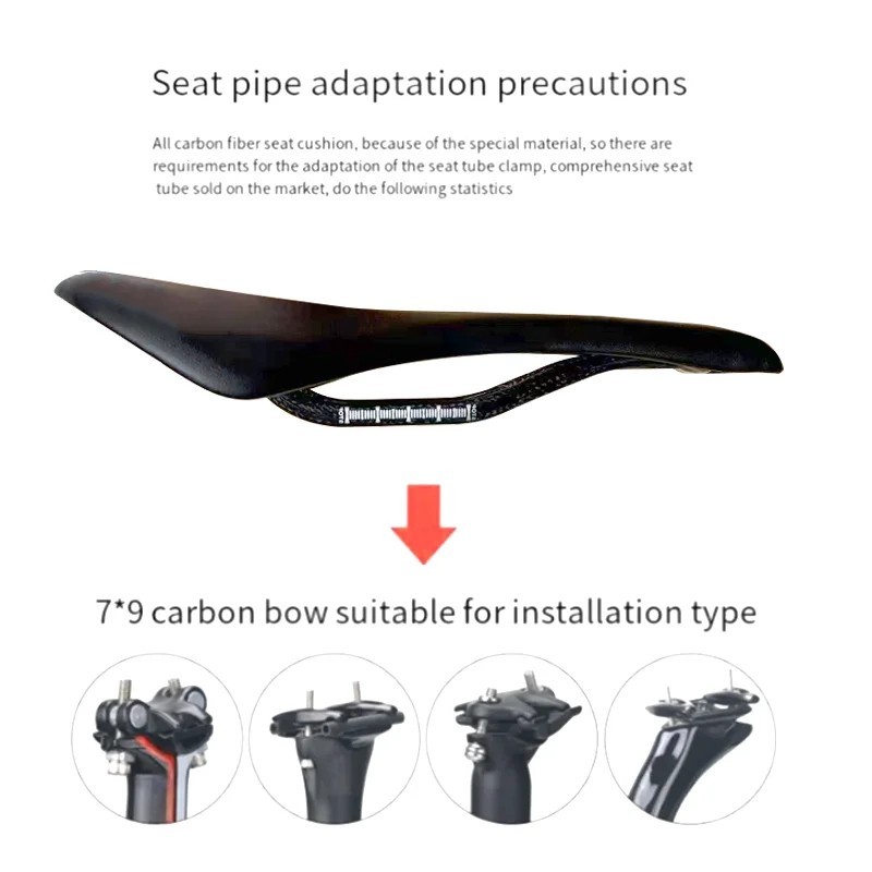 Ritchey Carbon Fiber Leather Saddle Bike Seat