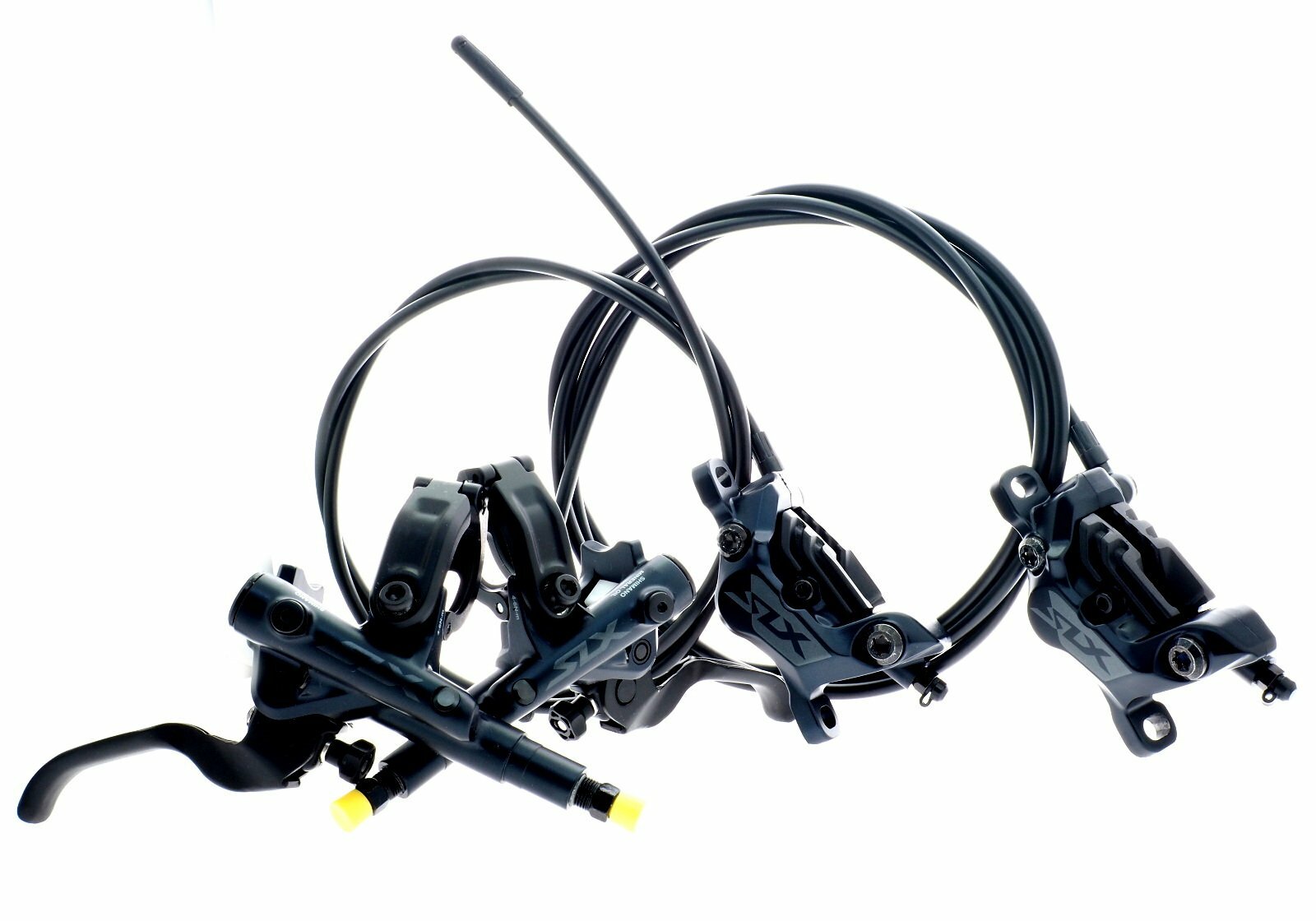 New Shimano SLX M7120 4-Pistol BL-M7100/BR-M7120 MTB Brake W/ Resin Pad Ice-Tech