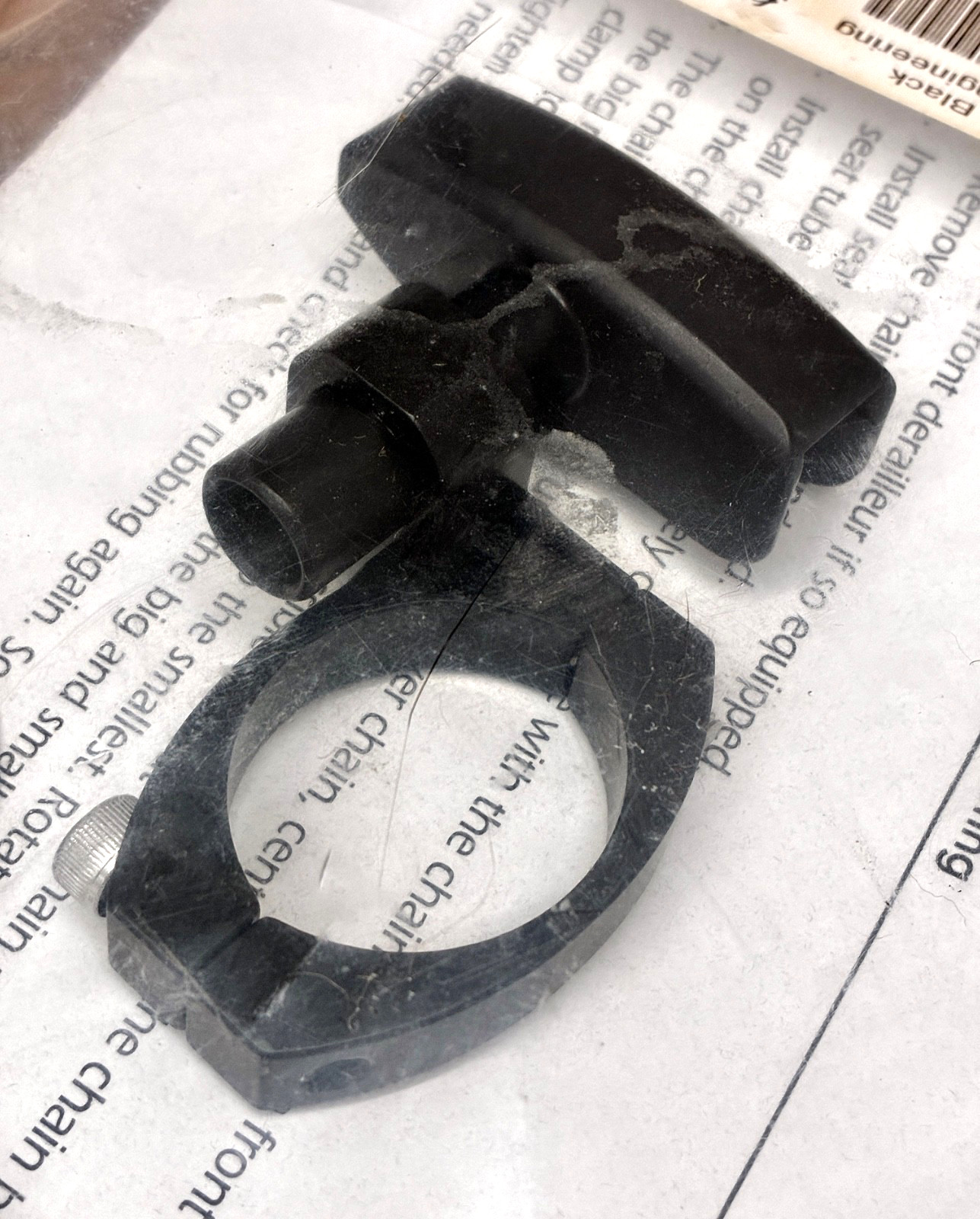 New Paul Component Engineering Chain Keeper 35.0 mm Black Aluminum 4 Single Ring