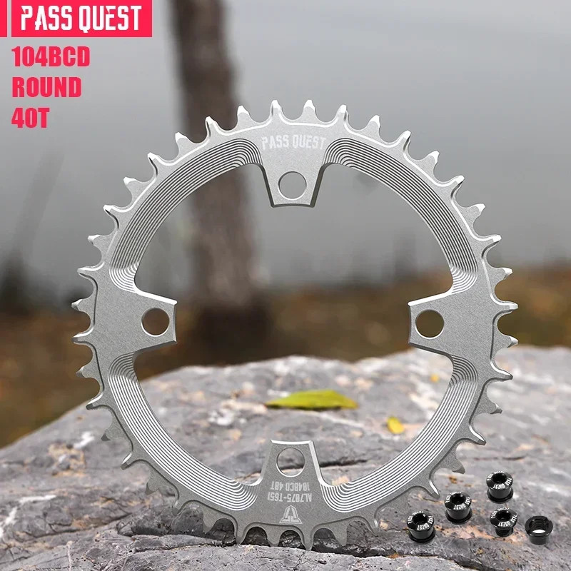 104BCD Mountain Bike Road Bike Narrow Wide Round Chainring 32-48T Chainwheel
