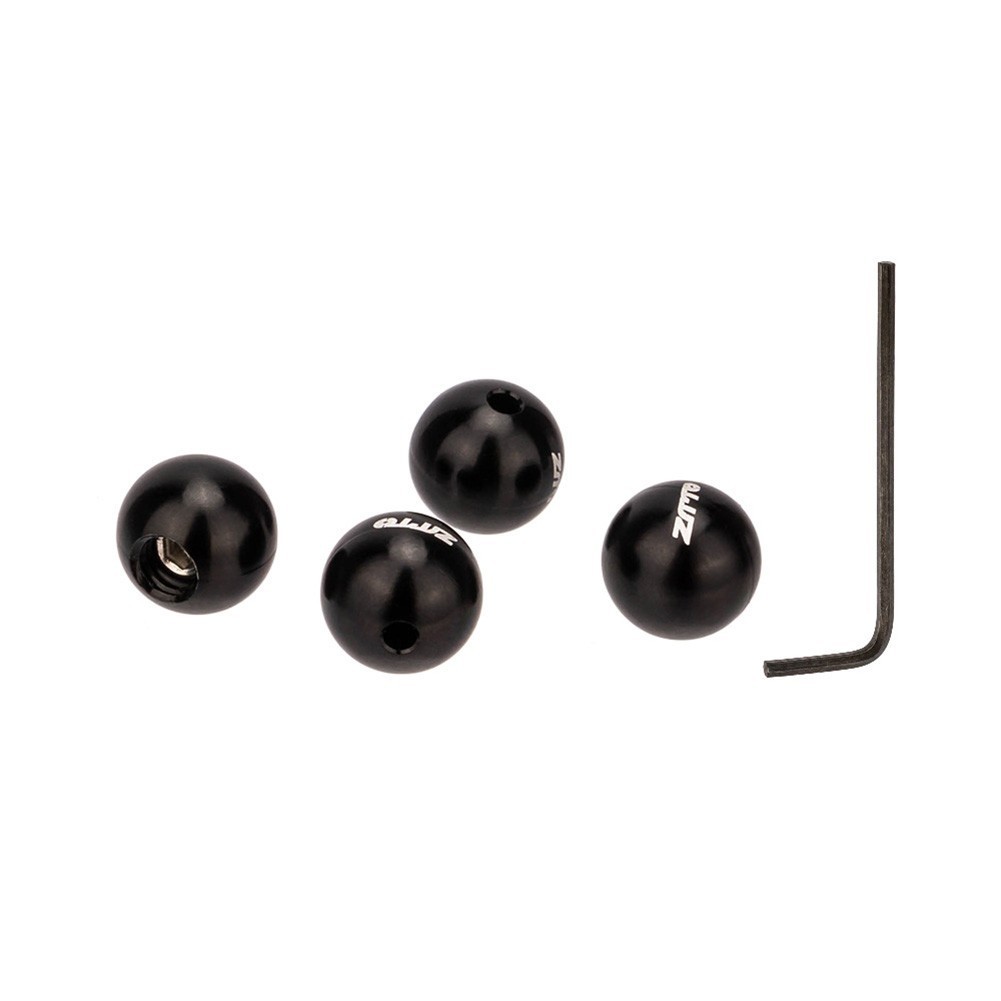4Pcs For Bike Cable End for shift and Brake Line Ferrules with Screw Fixation