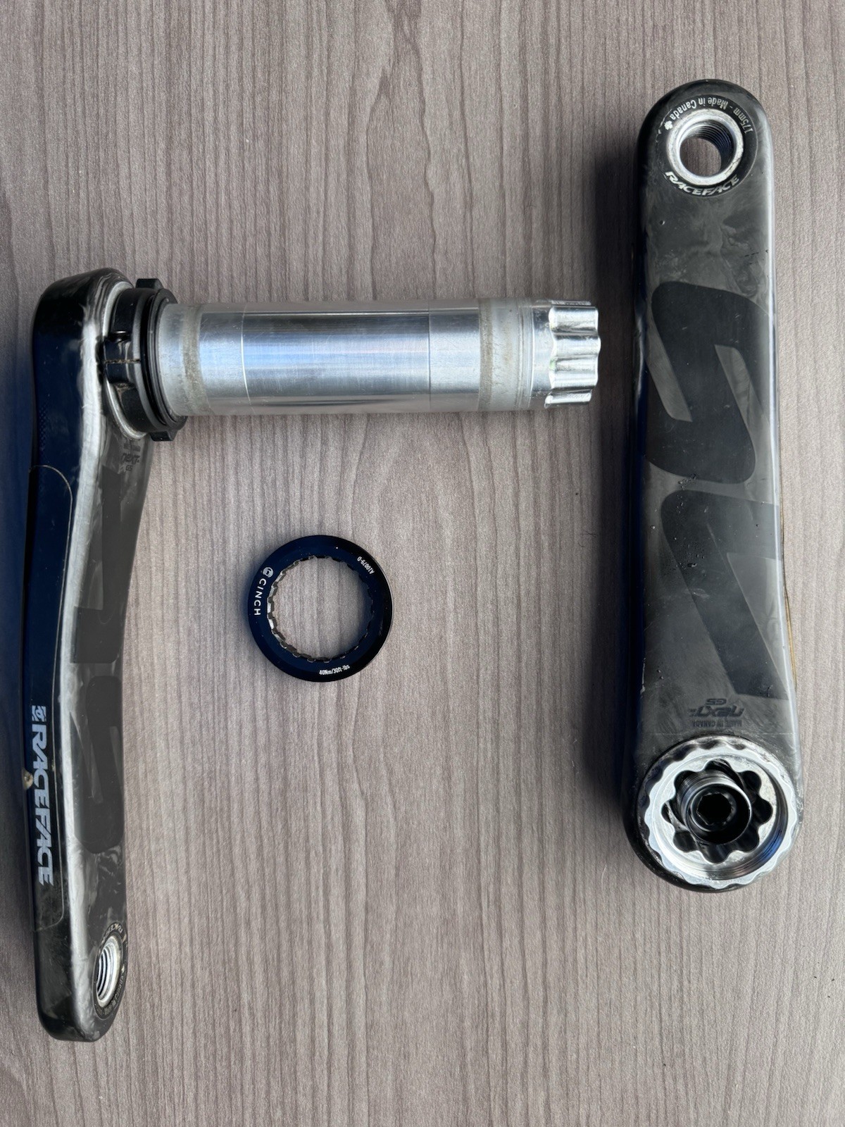 RaceFace Next SL G5 Crankset 175mm Direct Mount 136mm CINCH Spdle Interface 386g