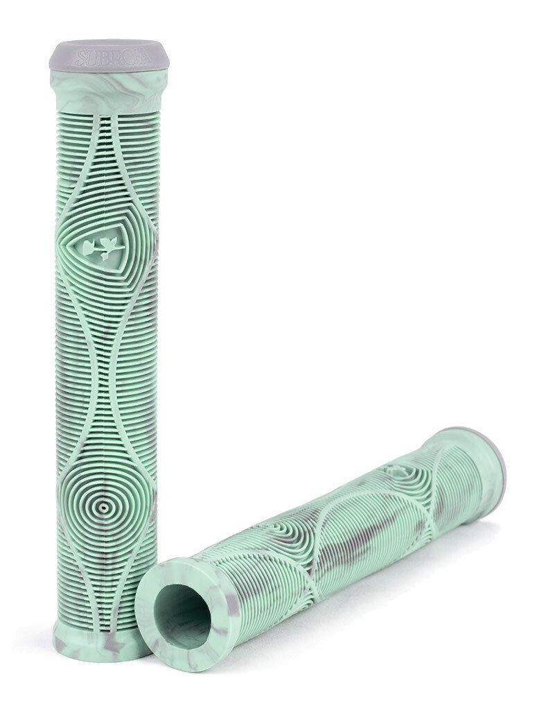 SUBROSA GENETIC BMX BIKE GRIPS + BAR ENDS GT HARO CULT RANT SHADOW TEAL DRIP NEW
