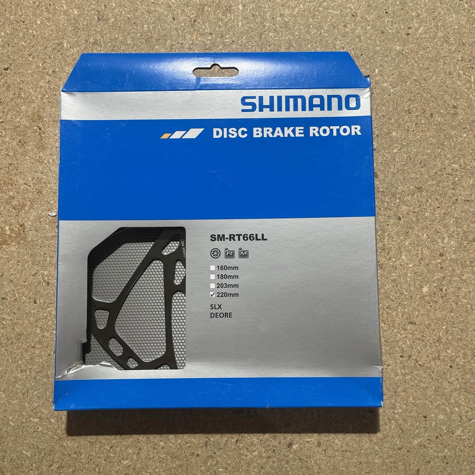 Shimano SM-RT66 Disc Brake Rotor – 220mm, 6-Bolt
