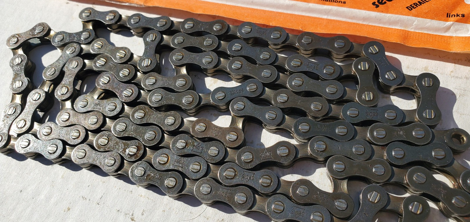 NOS SEDIS Sedisport Delta Bicycle Chain 5 6 spd 1/2″x3/32″ Peugeot Schwinn Fuji