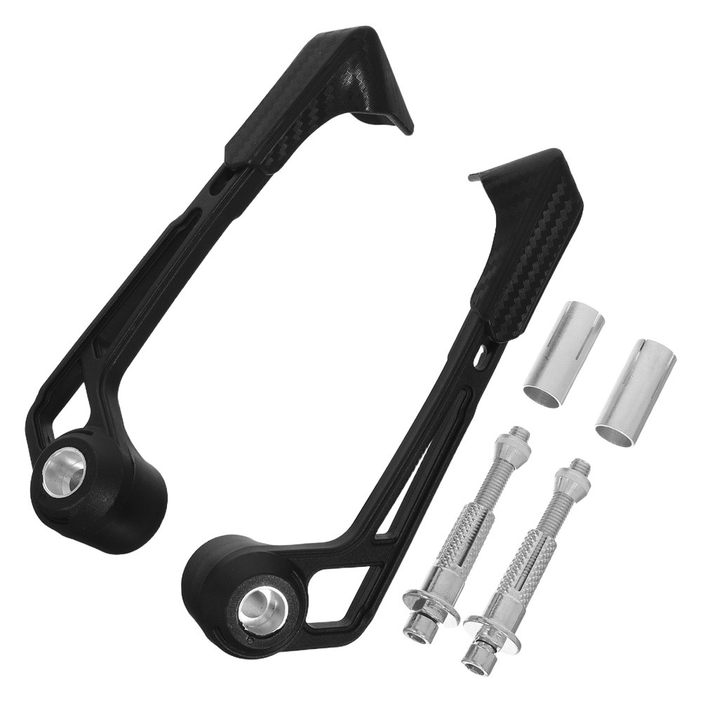 1 Set Motorcycle Handlebar Hand Guards Durable Plastic Metal for Dirt Bike