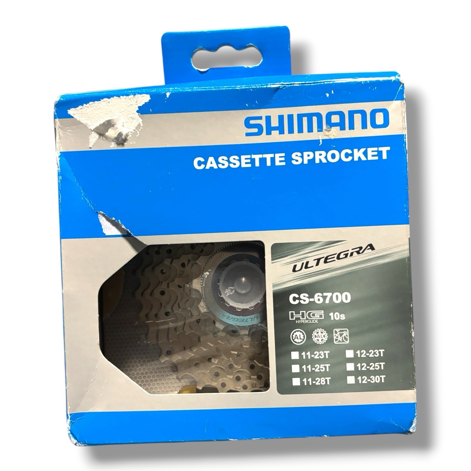 Shimano CS-6700 Ultegra 10-speed CASSETTE SPROCKET 12 – 30T New In Packaging