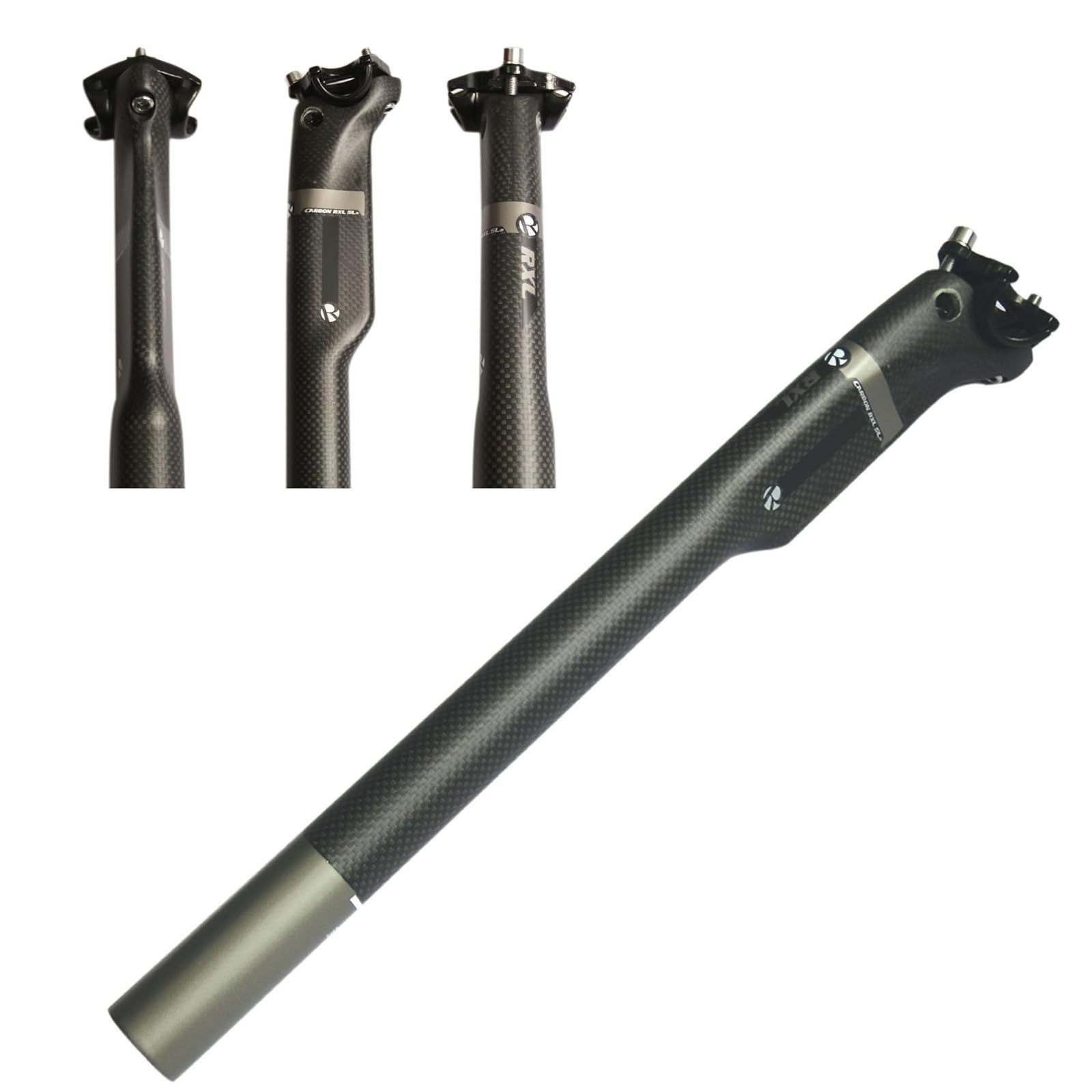 RXL SL Carbon Fiber Bicycle Seatpost 27.2/30.8/31.6mm Adjustable