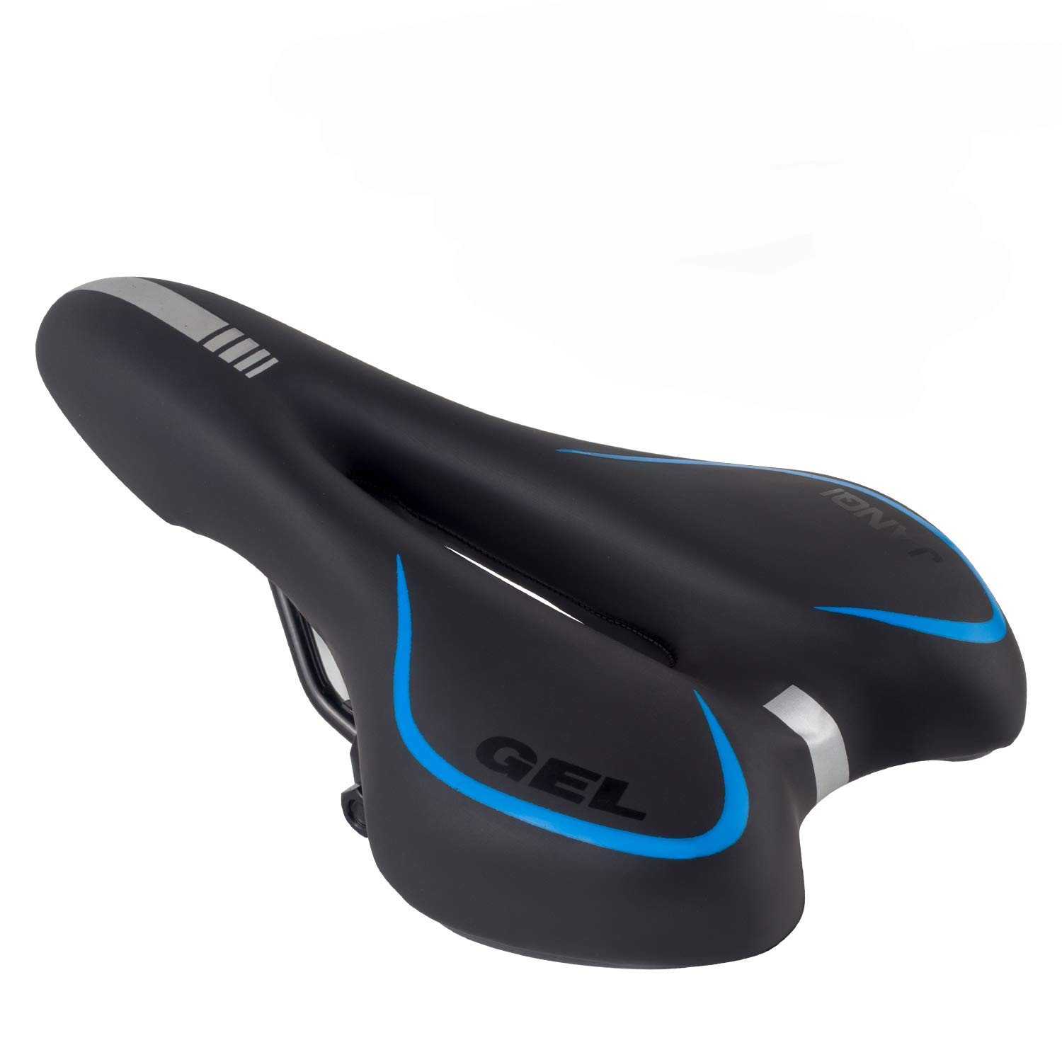 Mountain Bike Seat Bicycle Cushion Gel Pad Comfort Men Women Saddle Blue