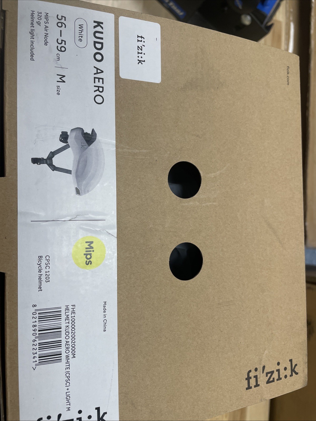 Fizik Kudo Aero Helmet Medium White