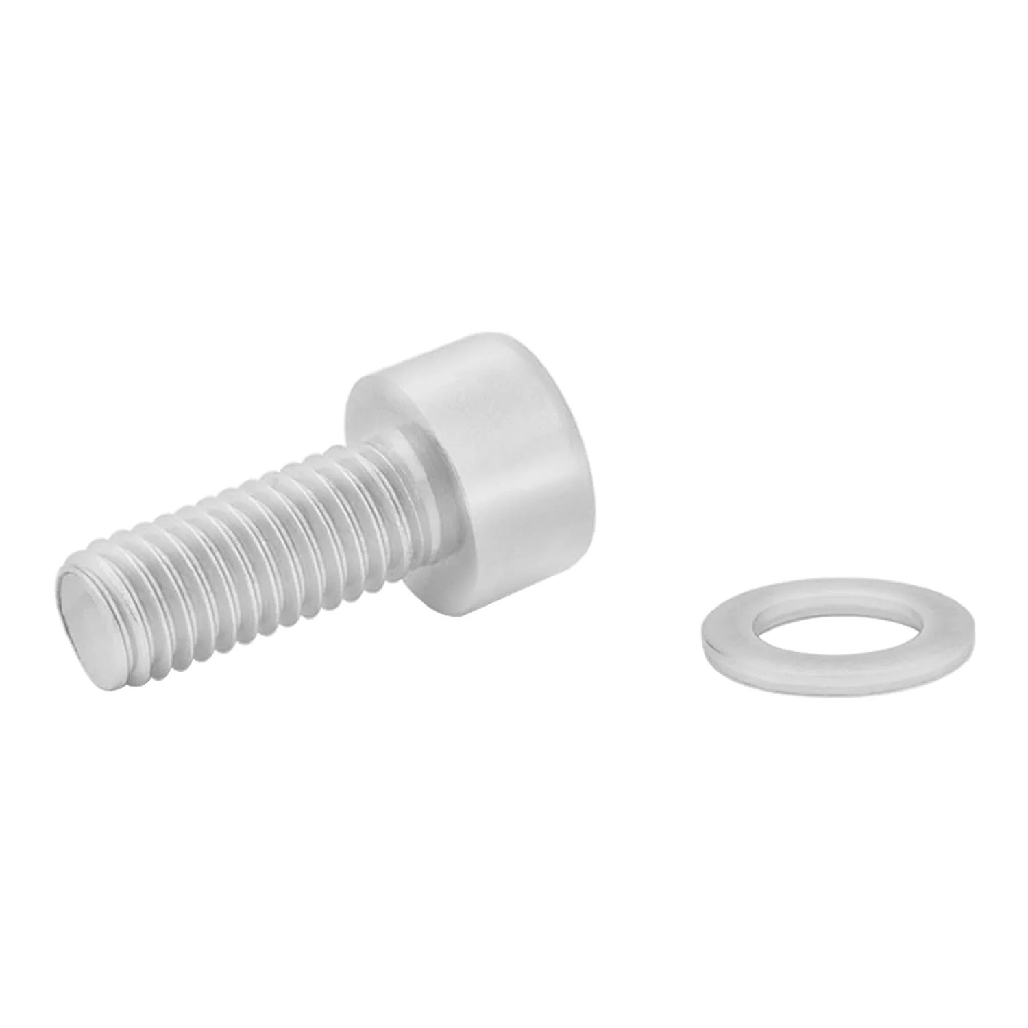 10PCS Bike Water Bottle Cage Bolts Holder Screws with Washers, M5x12mm Hex Socke