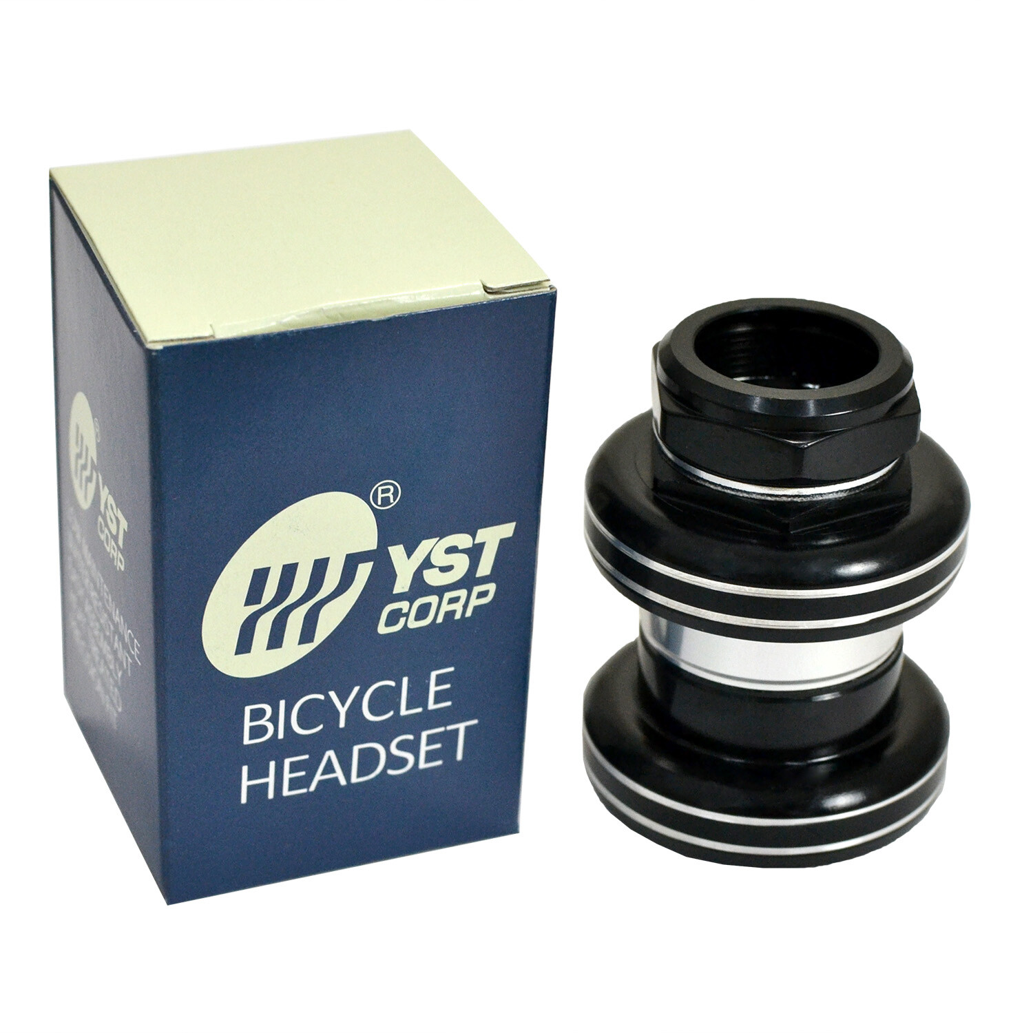 YST Old School BMX 1" Threaded Bike Headset 32.5 cups 26.4mm , Black