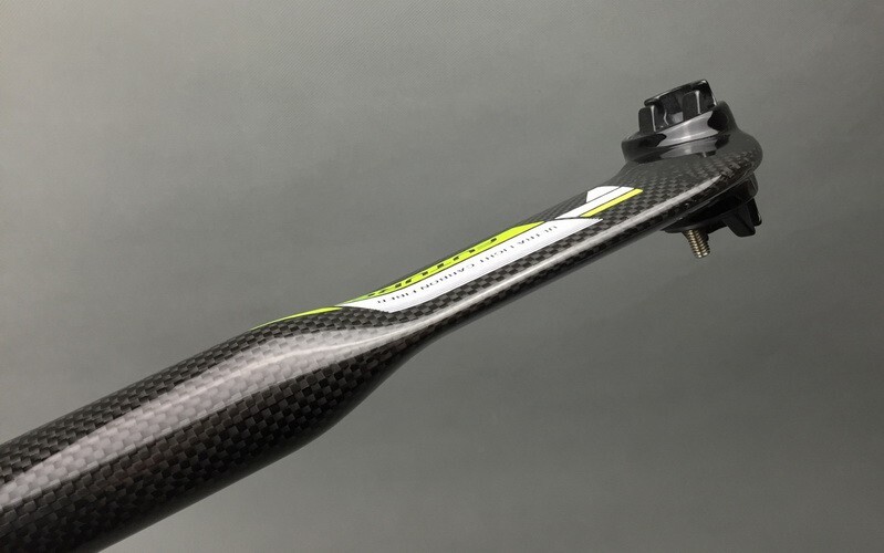 Full Carbon Bicycle Saddle Seat post Seatpost Blade Backsweep 25° MTB Road Bike
