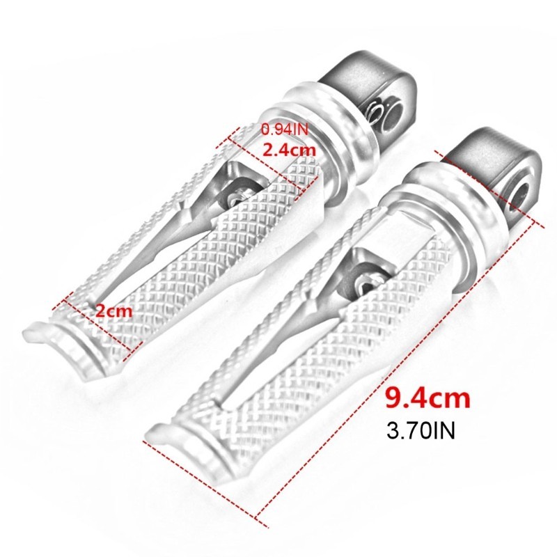 Durable Foot Pegs Pedal Footrest For YZF R6 R3 Scootor Motorcycle Footrest 2x