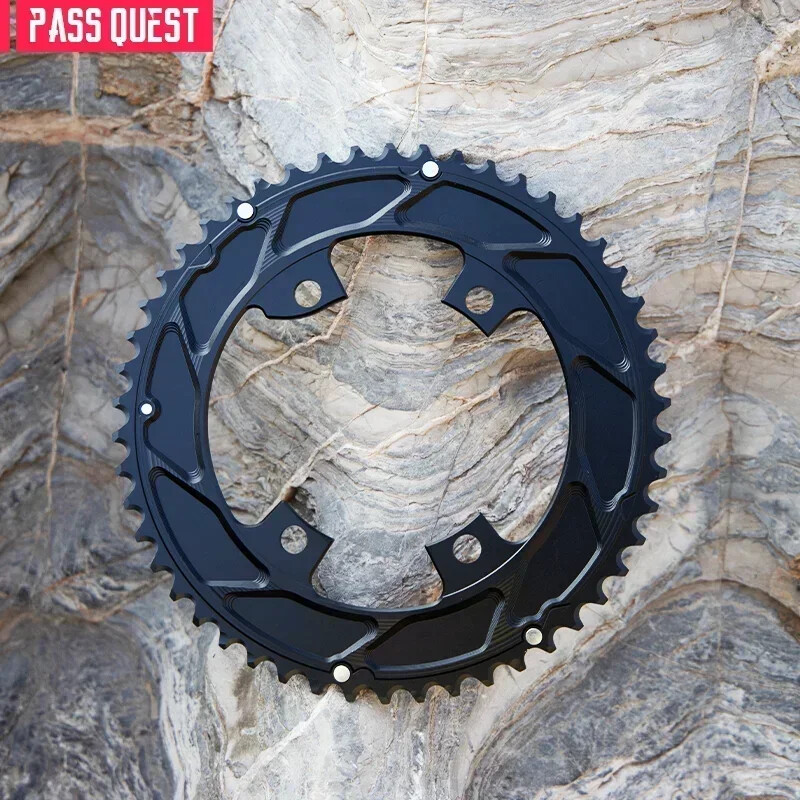 Road Bike Chainring 110bcd 4 Bolts Round Double Chainring 56-42T/54-40T/53-39T