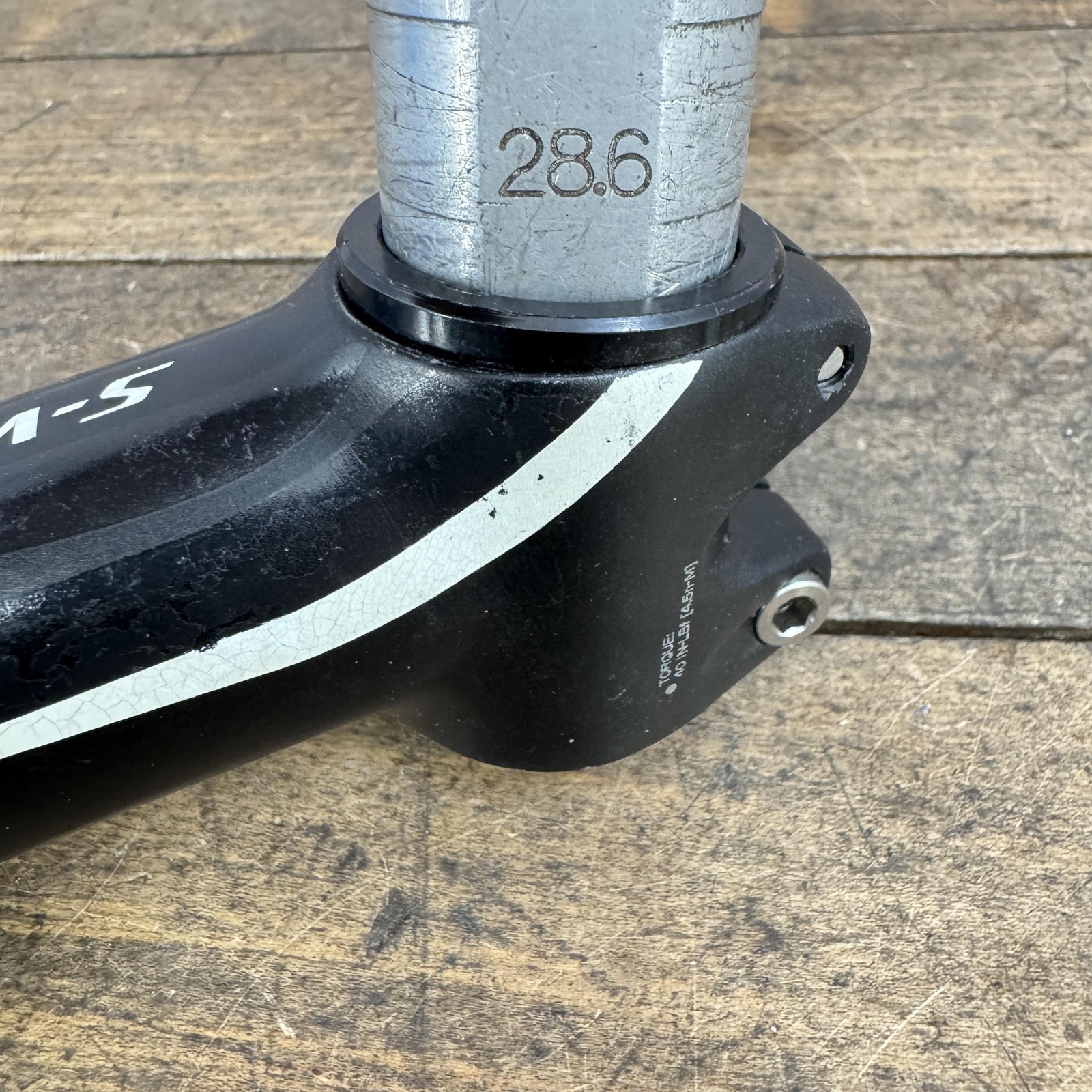 Specialized S-Works Bike Stem Carbon Faceplate Sworks 100 1 1/8 31.8 Sleeve