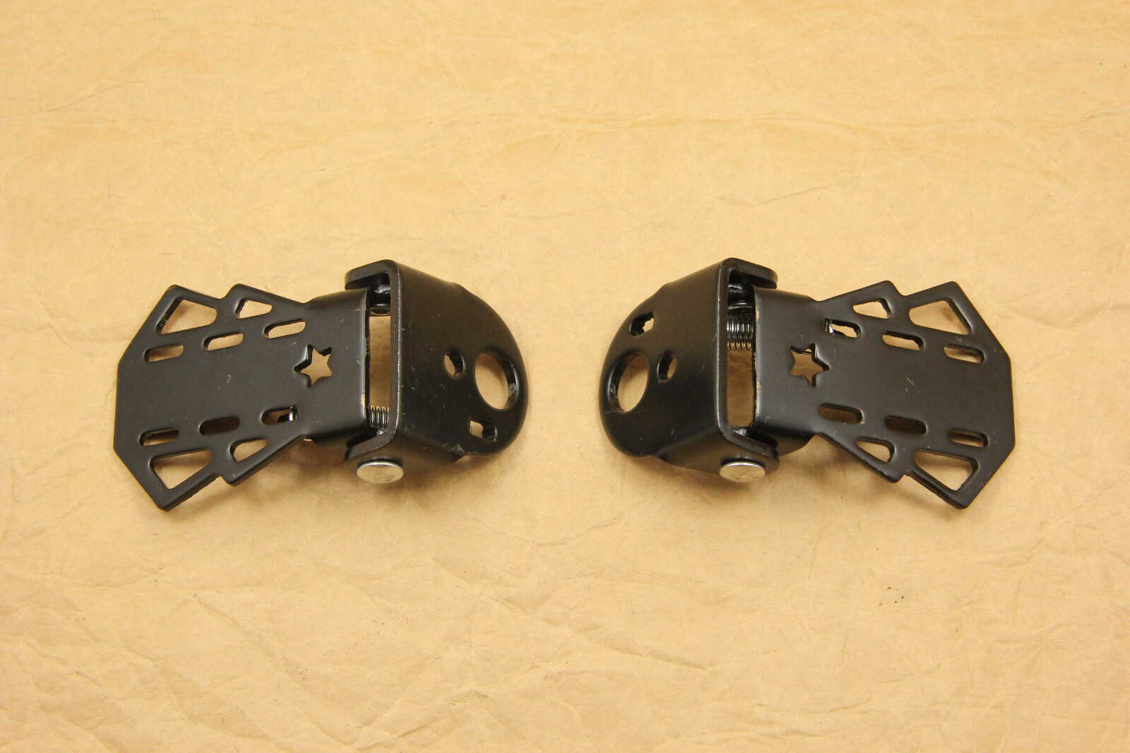Bike Bicycle Foot Pegs Foot Board Foot Pads Iron Black