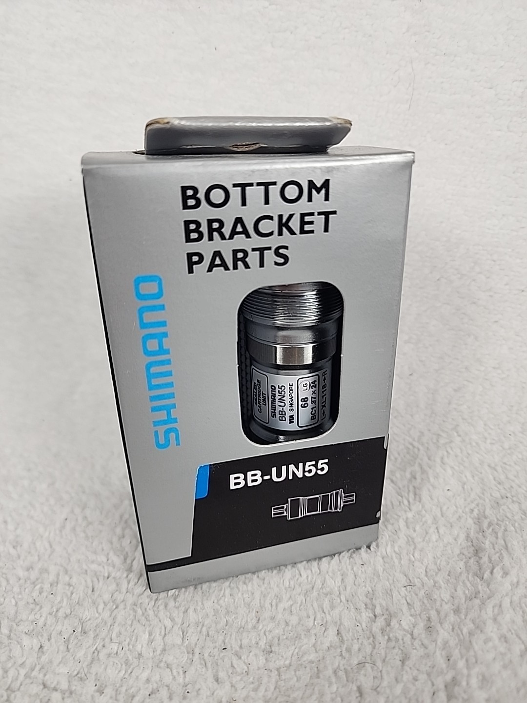NIB Shimano Bottom Bracket BB-UN55 68mm 118mm Square Taper New NOS BMX MTB