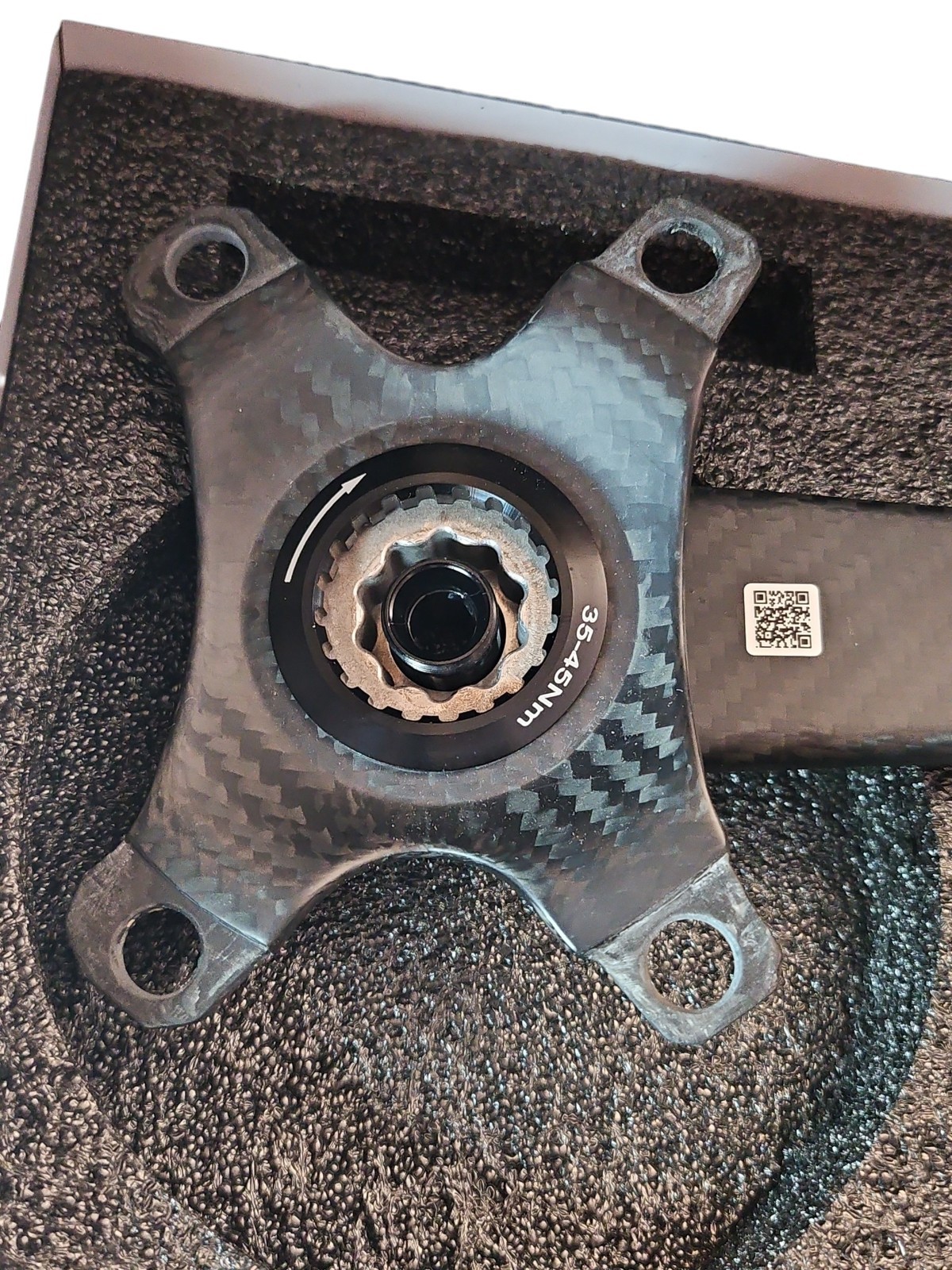 Carbon Road Bike Crankset 277g Ultra Light 24mm Titanium Axle Easton Spider Fit