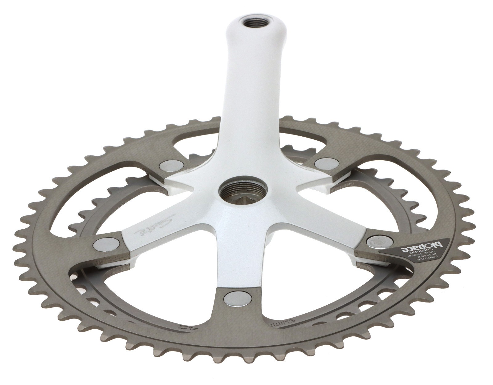 Shimano Santé FC-5000 Crank 52/42 165mm 8SPD White NEW NOS NIB Vintage