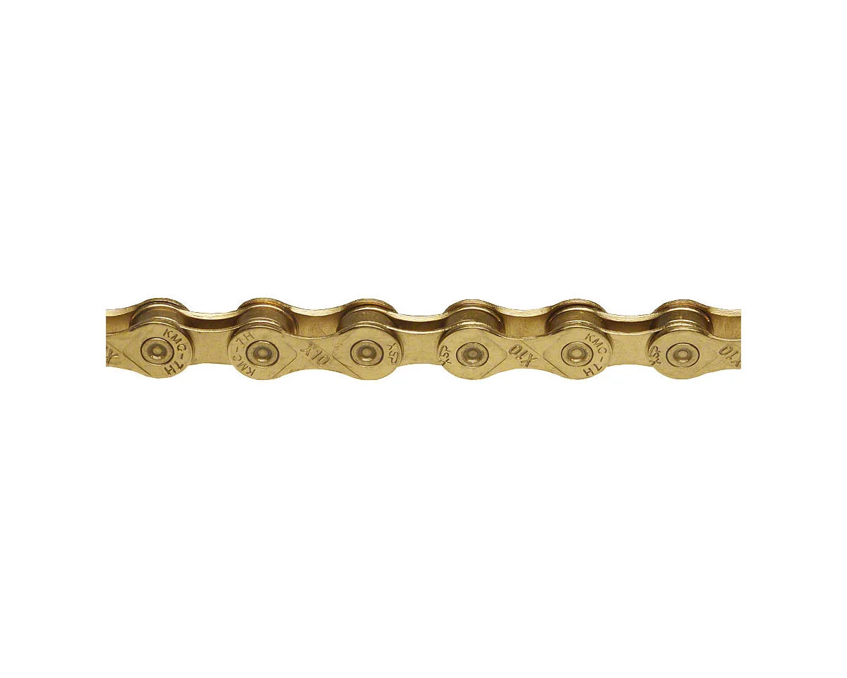 KMC X10 Ti Chain (Gold) (10 Speed) (116 Links) [X-10-TI]