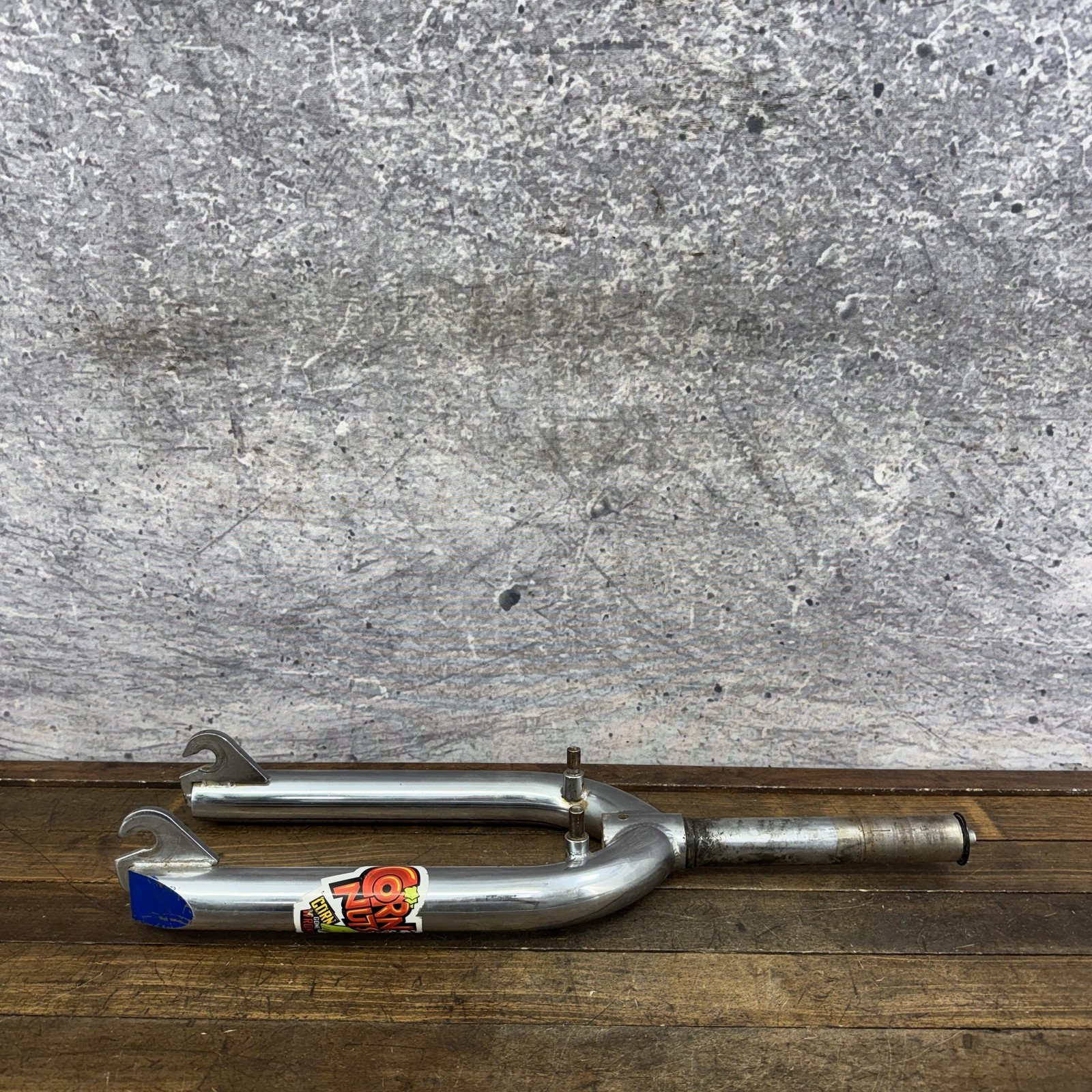 Vintage BMX Fork 20in 1 1/8 Threadless 990s Freestyle Chrome Mid School BMX