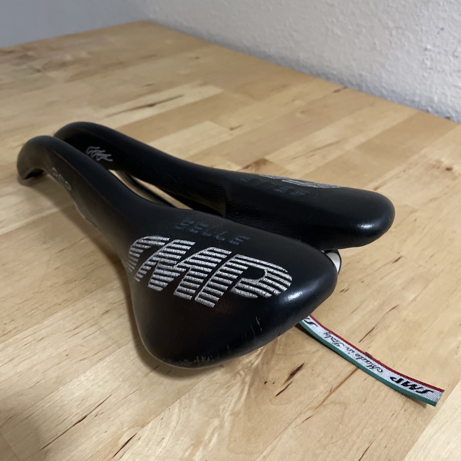 Selle SMP Pro Black Saddle Excellent Condition Made in Italy 150 x 280mm