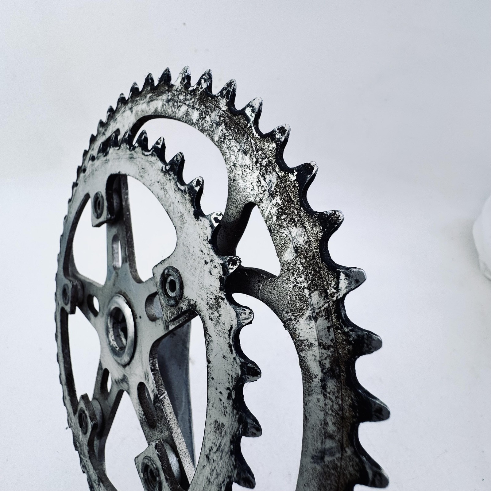 Vintage Sugino Super Maxy Right Crank 170mm Double 52/40T Silver Road Bike A93