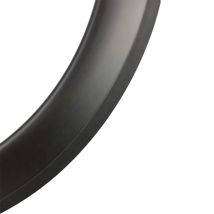 700C 23*60mm Carbon Rim Fixed Gear Road Bike Clincher UD Matte Glossy Ring