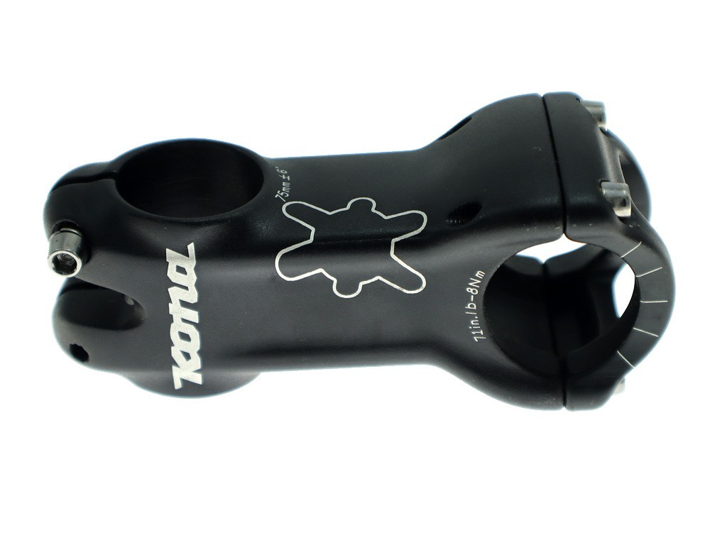 Kona 4-bolt Road Mountain Bike Stem 1 1/8″ x 31.8mm x 75mm x +/-6° Black
