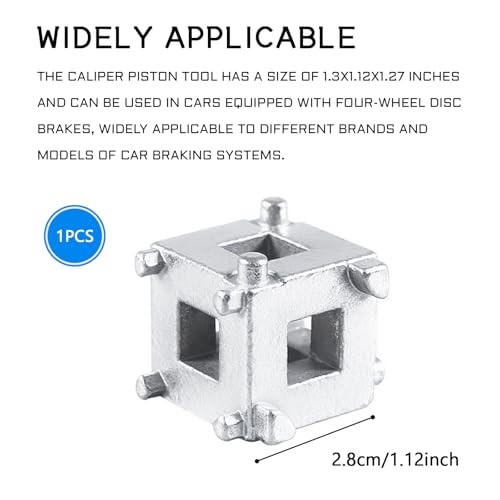 Cube Brake Caliper Compression Tool, Stainless Steel Rear Disc Brake Silver
