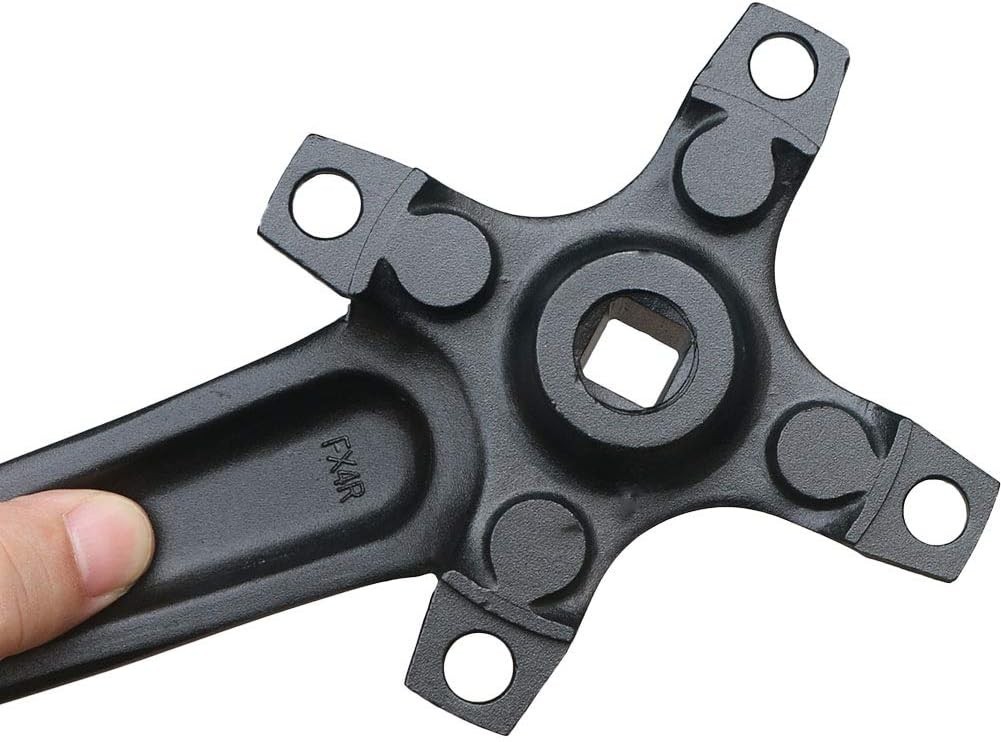 MTB Crank Arm Set 104 BCD Square Taper Mountain Bike Crankset 152mm 165mm 170mm