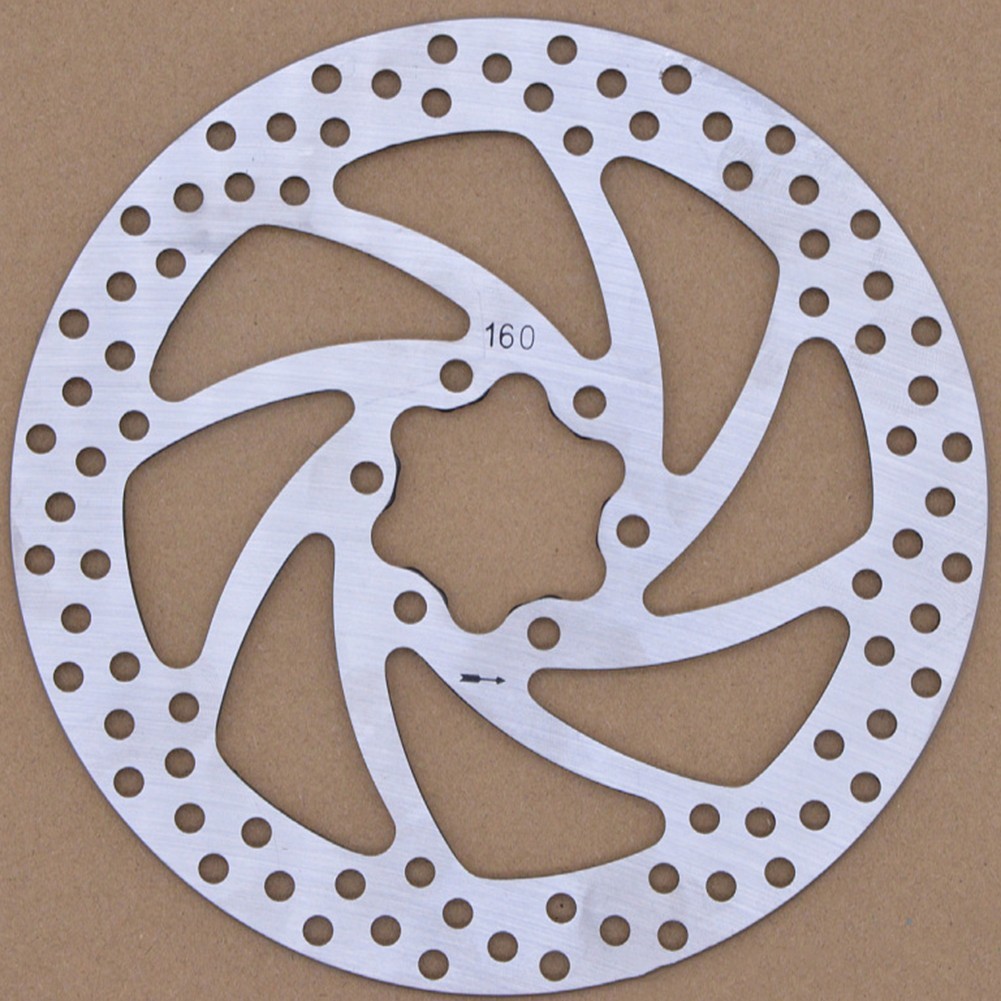 For E Bikes 160MM 180MM Standard 6 Hole High Hardness Steel Disc Brake